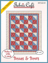 Load image into Gallery viewer, Boxes & Bows - Three Yard Quilt Pattern