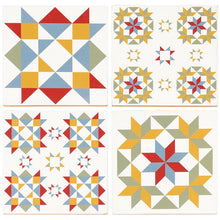 Load image into Gallery viewer, Quilty Star Coaster Set