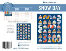 Load image into Gallery viewer, Snow Day Quilt Pattern - Pen + Paper Patterns