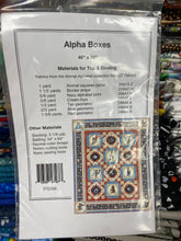 Load image into Gallery viewer, Alpha Boxes Quilt Pattern - Pine Tree Country Quilts

