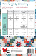 Load image into Gallery viewer, Mini Brightly Holidays Quilt Pattern - Cluck Cluck Sew