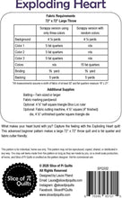 Load image into Gallery viewer, Exploding Heart - Slice Of Pi Quilts