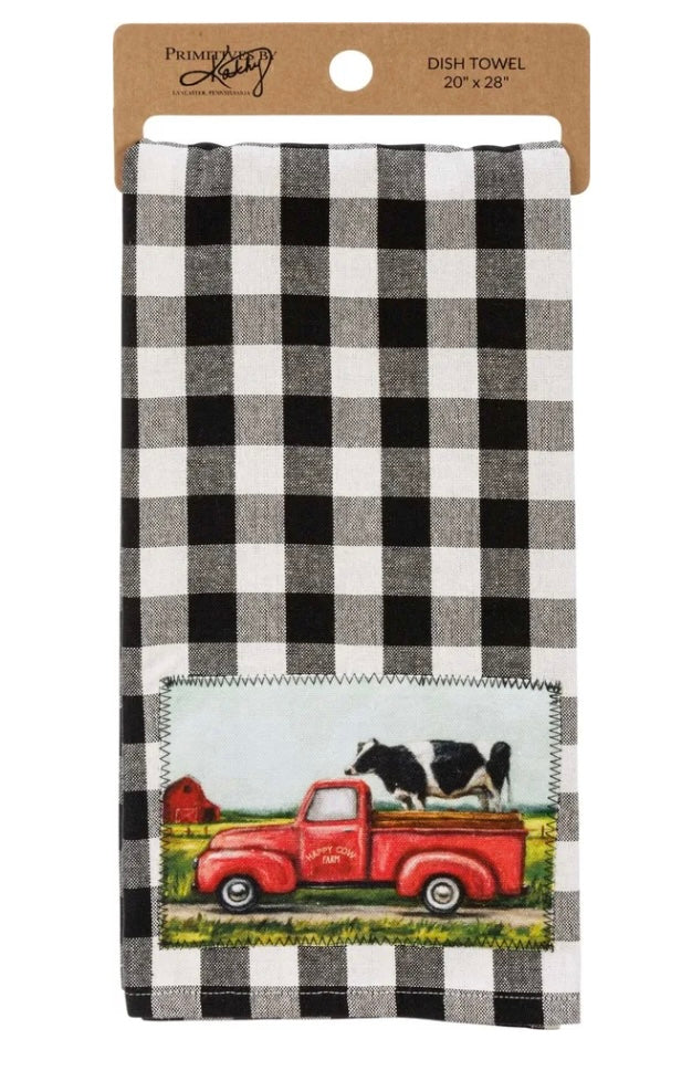 Happy Cow Farm Kitchen Towel