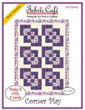 Load image into Gallery viewer, Corner Play - Three Yard Quilt Pattern