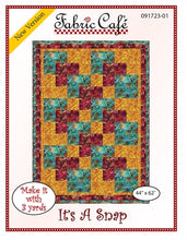 Load image into Gallery viewer, It's A Snap - Three Yard Quilt Pattern