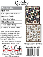 Load image into Gallery viewer, Gatsby - Three Yard Quilt Pattern
