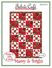 Load image into Gallery viewer, Merry & Bright - Three Yard Quilt Pattern