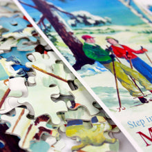 Load image into Gallery viewer, Winter Wonderland 160pc Puzzle & Postcard - Amazing Michigan