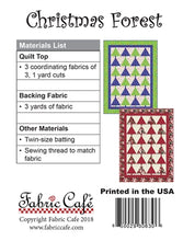 Load image into Gallery viewer, Christmas Forest - Three Yard Quilt Pattern