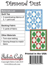 Load image into Gallery viewer, Diamond Dust - Three Yard Quilt Pattern