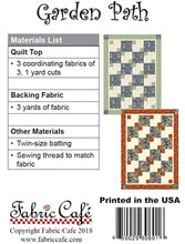 Load image into Gallery viewer, Garden Path - Three Yard Quilt Pattern