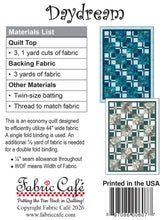 Load image into Gallery viewer, Daydream 3-Yard Quilt Pattern