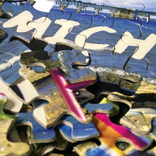 Load image into Gallery viewer, Michigan Bike 160pc Puzzle & Postcard - Amazing Michigan