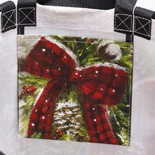 Load image into Gallery viewer, Winter Wreath Market Tote