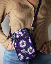 Load image into Gallery viewer, Violet Hydrangea - Canvas Sling Crossbody
