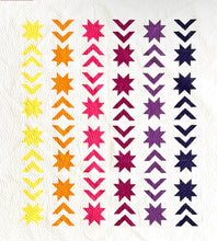 Load image into Gallery viewer, Sunset Star Quilt Pattern - Sarah Jean Makes

