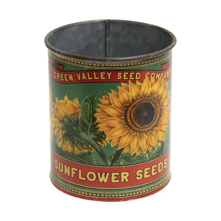 Green Valley Sunflower Seeds Metal Can