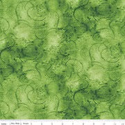 Medium Green - Painter’s Watercolor Swirl