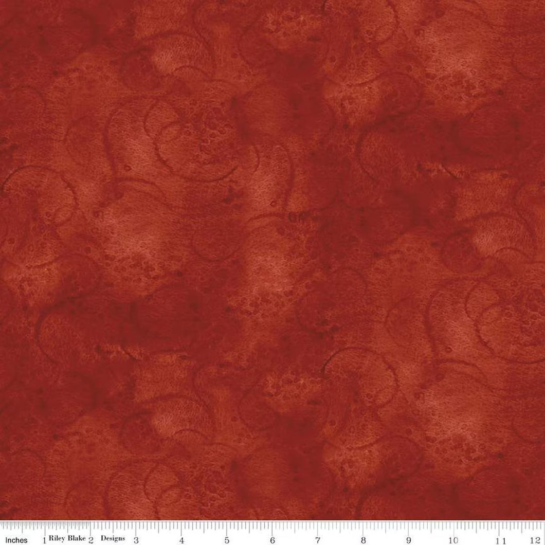 Red - Painter’s Watercolor Swirl