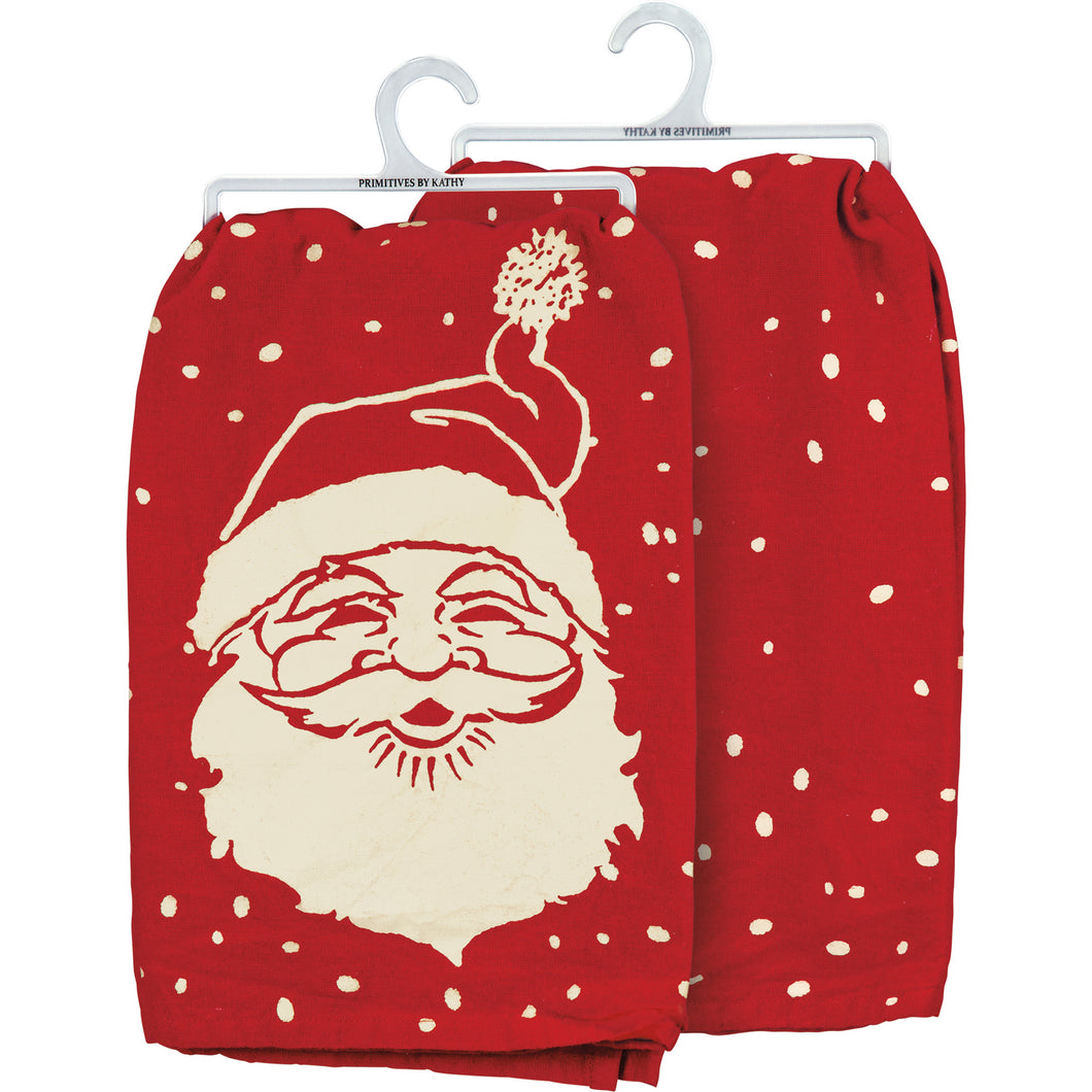 Vintage Santa Towel