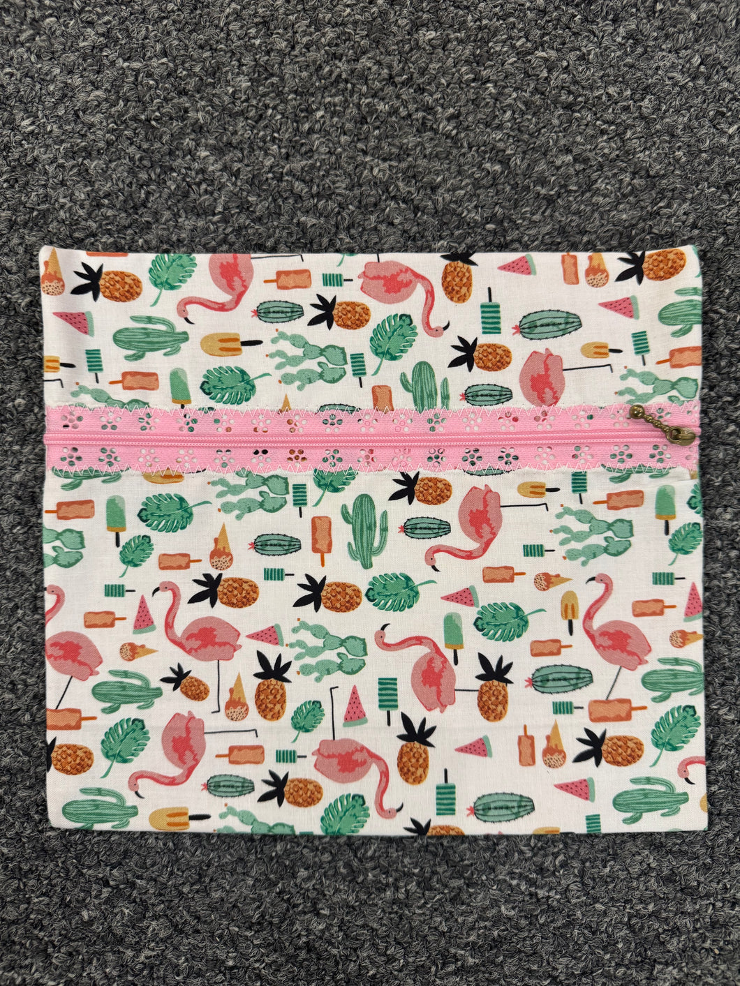 Cactus Summer  Handmade Zipper Bag - Cassy Raymond