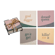 Load image into Gallery viewer, Get It Girl Coaster Set
