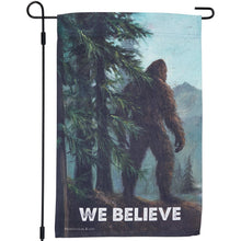 Load image into Gallery viewer, We Believe Bigfoot Garden Flag
