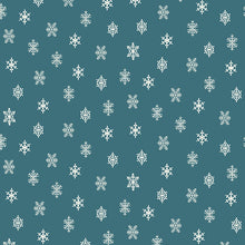 Load image into Gallery viewer, Teal Snowflakes - Winter In Snowtown
