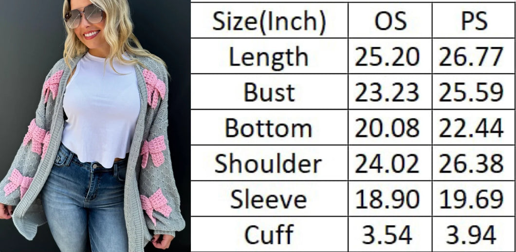 Clara Bow Knit Cardigan - One Size 2-12