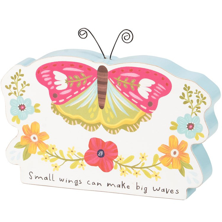 Small Wings Butterfly Chunky Sitter