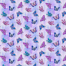 Load image into Gallery viewer, Light Purple Stained Glass Butterflies - Fancy Glass
