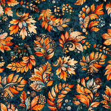 Load image into Gallery viewer, Dark Teal Fall Leaves - Harvest Hollow
