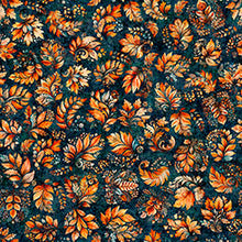 Load image into Gallery viewer, Dark Teal Fall Leaves - Harvest Hollow
