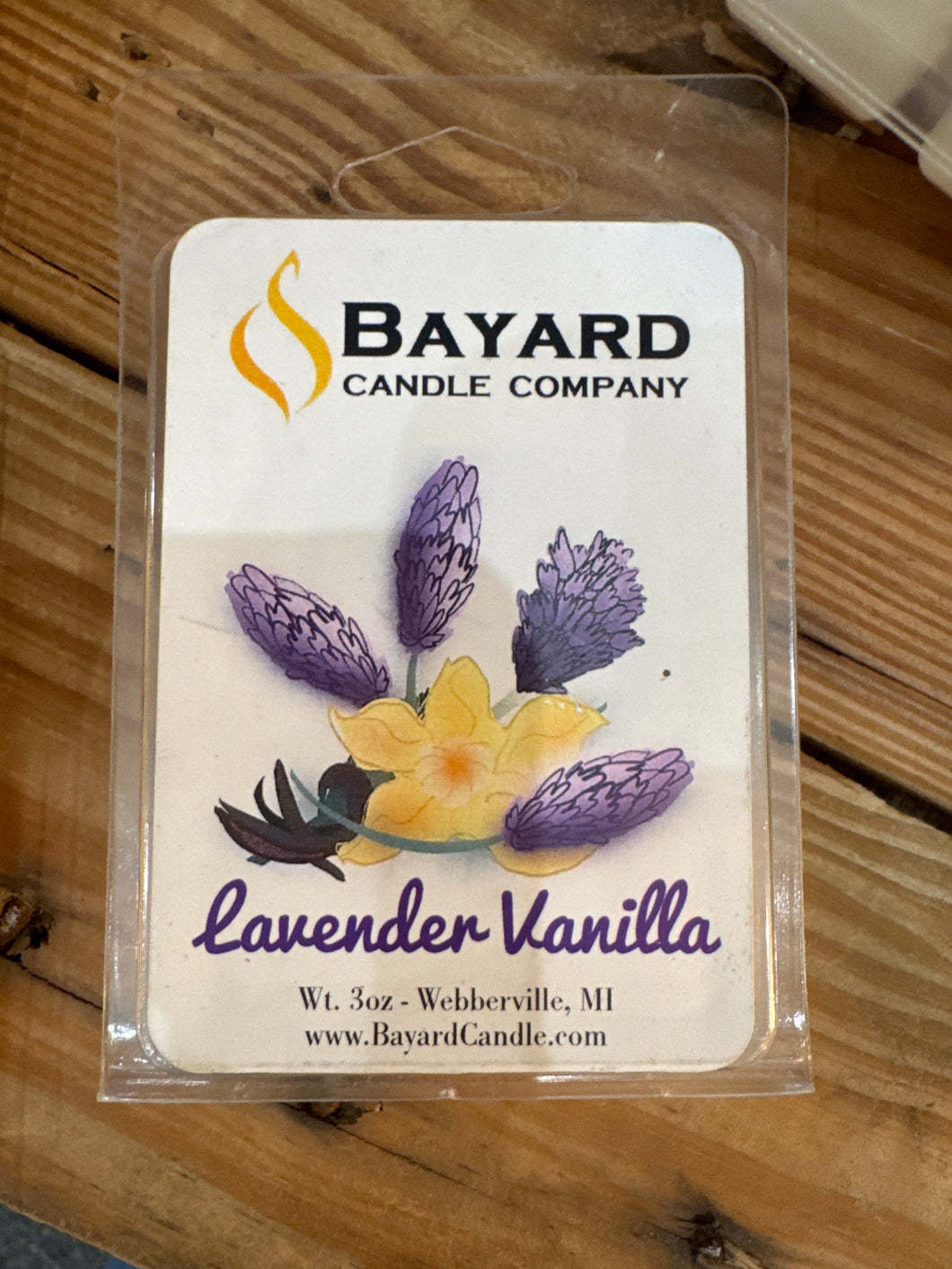 Lavender Vanilla Wax Melt - Bayard Candle Company