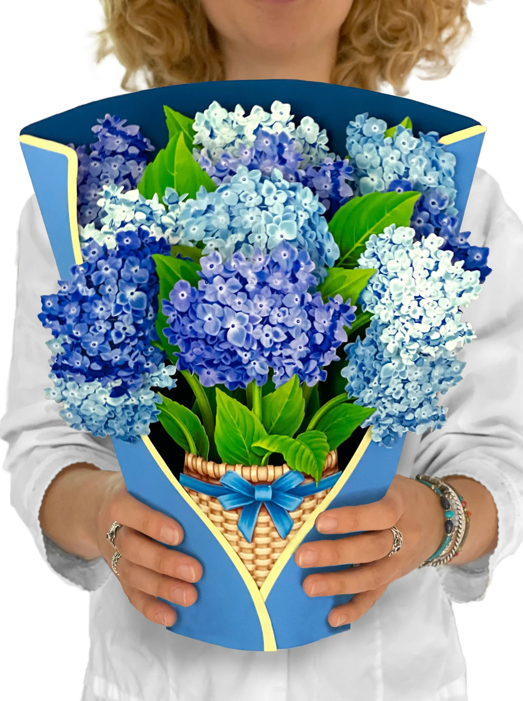 Fresh Cut Paper Bouquet - Nantucket Hydrangea