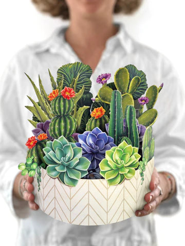 Fresh Cut Paper Bouquet - Cactus Garden