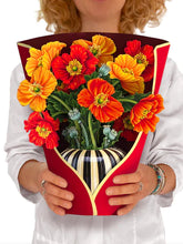 Load image into Gallery viewer, Fresh Cut Paper Bouquet - French Poppies
