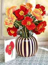 Load image into Gallery viewer, Fresh Cut Paper Bouquet - French Poppies
