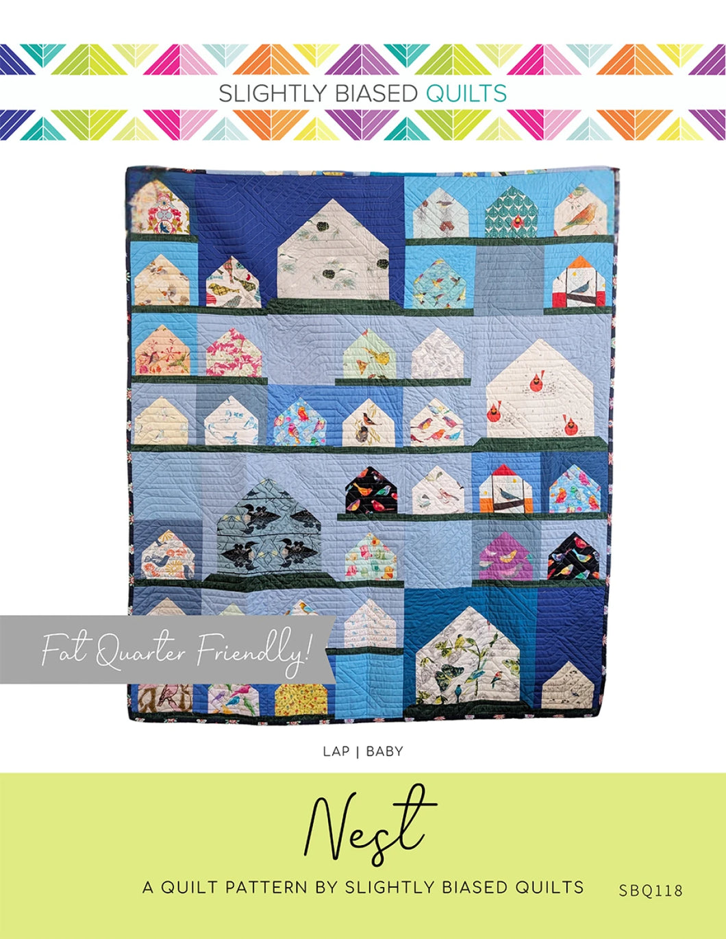 Nest Quilt Pattern - Slightly Biased Quilts