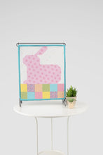 Load image into Gallery viewer, HOPPY TO MEET YOU January Tabletop Banner Kit - Riley Blake Designs - FREE Metal Display Stand!
