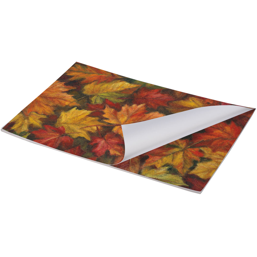 Fall Leaves Paper Placemat Pad