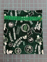 Load image into Gallery viewer, MSU Green Handmade Zipper Bag - Cassy Raymond
