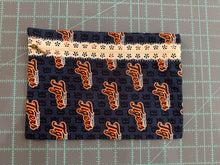 Load image into Gallery viewer, Detroit Tigers Handmade Zipper Bag - Cassy Raymond
