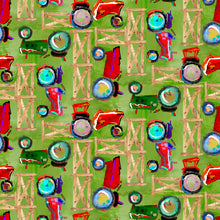 Load image into Gallery viewer, Green Farm Tractors - Back To The Farm
