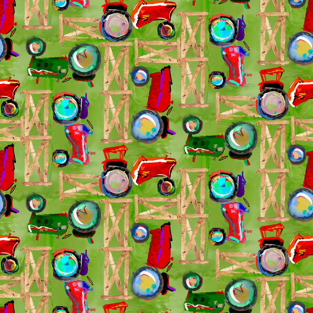 Green Farm Tractors - Back To The Farm