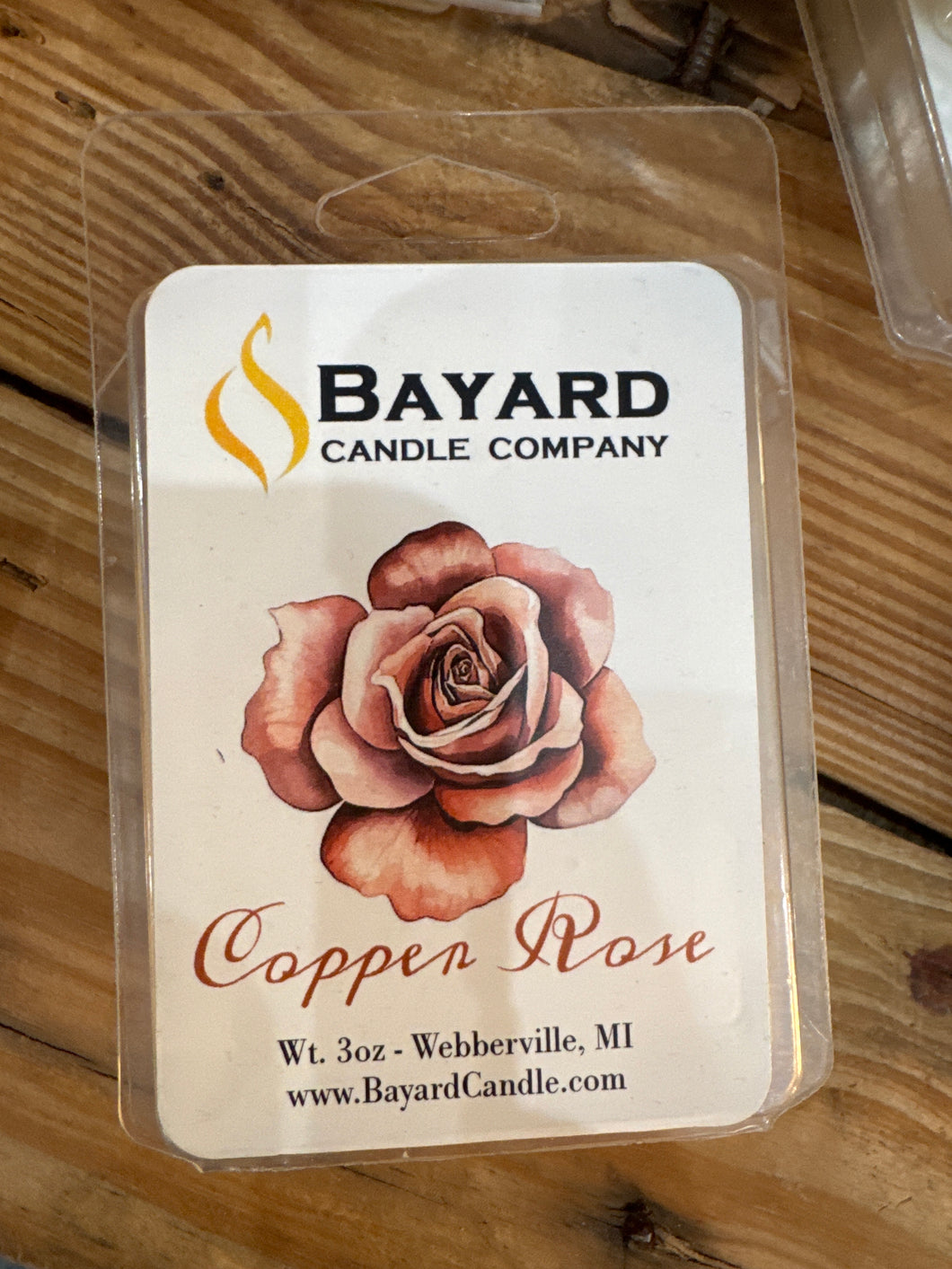 Copper Rose Wax Melt - Bayard Candle Company