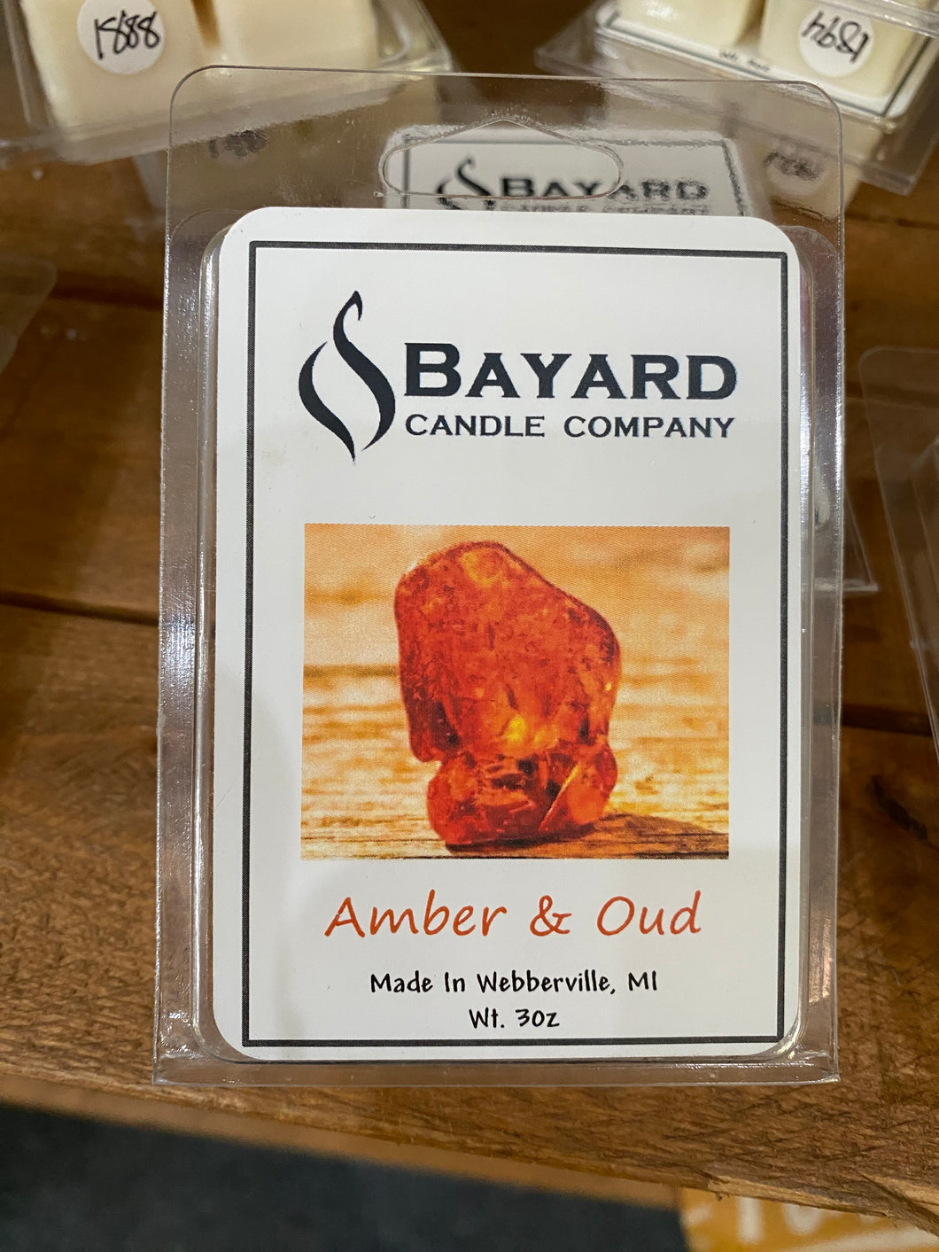 Amber & Oud Wax Melt - Bayard Candle Company