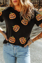 Load image into Gallery viewer, Sequin Pumpkin Top
