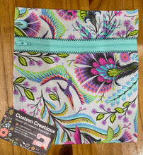 Load image into Gallery viewer, Pastel Creatures Handmade Zipper Bag - Cassy Raymond
