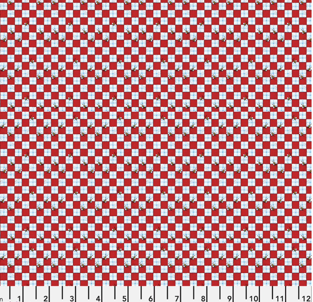 Bees At A Picnic - Happy Birthday America